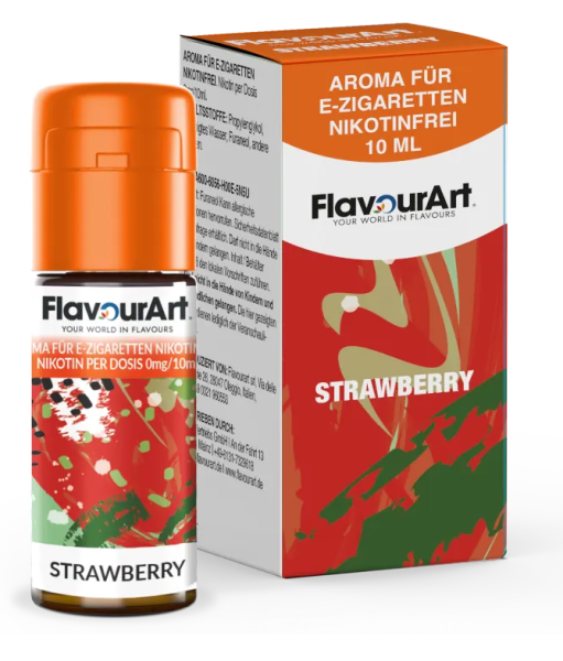 FlavourArt Strawberry Aroma 10ml (Steuer)