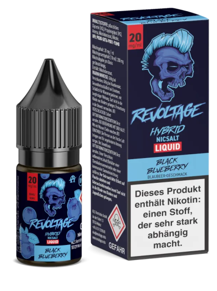 Revoltage Black Blueberry Liquid 10ml 20mg (Steuer)