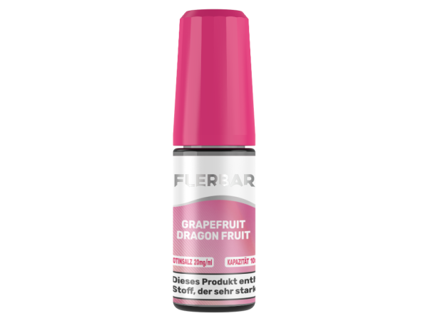 Flerbar Liquid Nikotinsalz Grapefruit Dragon Fruit 20mg 10ml (Steuer)