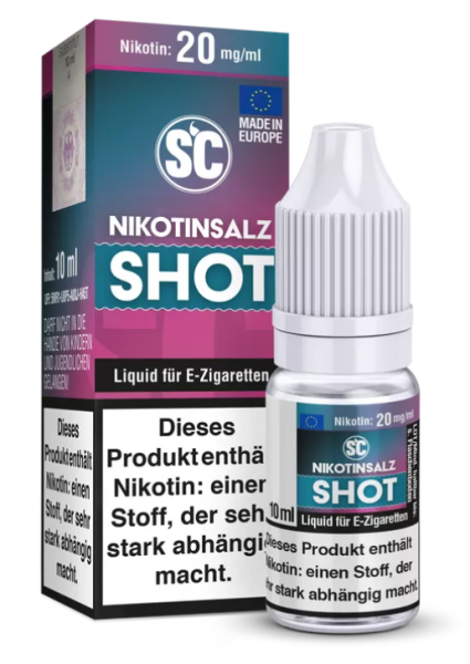 SC Nikotin Salz Shot 50/50 20mg 10ml (Steuer)