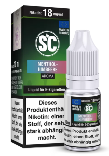 SC Menthol-Himbeere 18mg 10ml (Steuer)