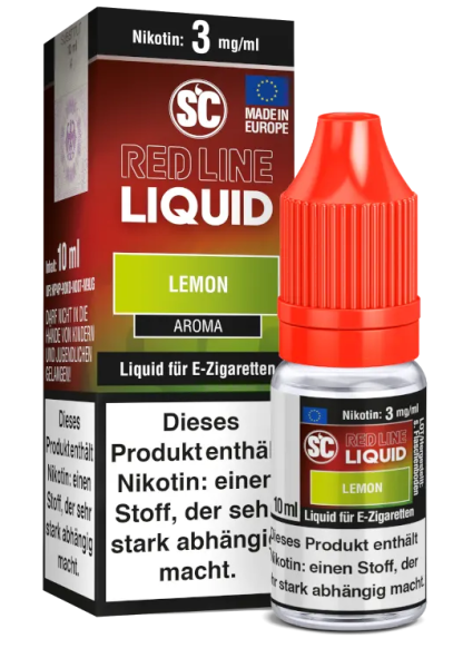 SC Red Line Nikotin Liquid Lemon 3mg (Steuer)