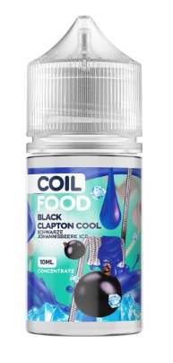 Coil Food Black Clapton Cool 10ml Aroma Longfill (Steuer)
