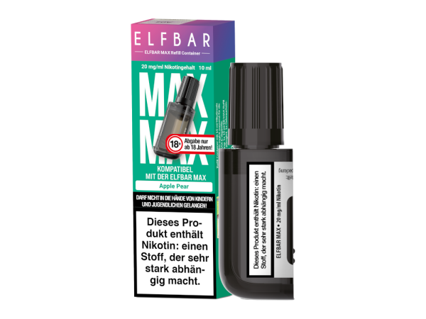 Elfbar Max Refill Apple Pear 20mg 10ml (Steuer)