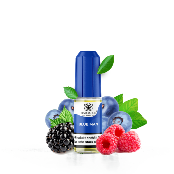 Bar Juice 5000 Blue Man NicSalt Liquid 10ml 10mg (Steuer)