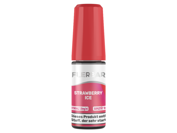 Flerbar Liquid Nikotinsalz Strawberry Ice 20mg 10ml (Steuer)