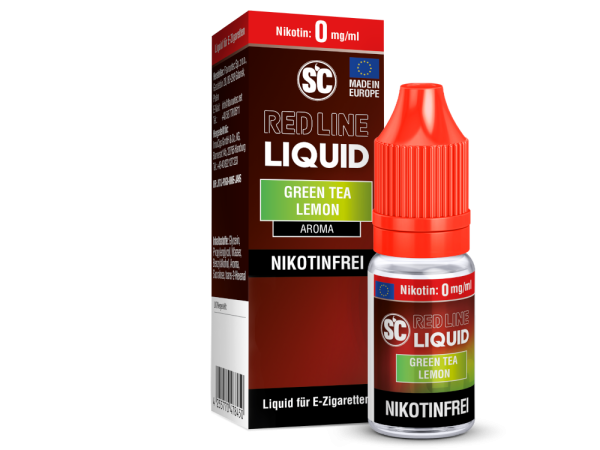 SC Red Line Red Green Tea Lemon 0mg 10ml
