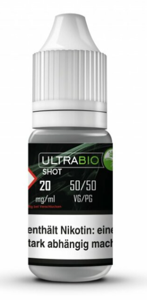 UltraBio Nikotin Shot 50/50 20mg 10ml (Steuer)