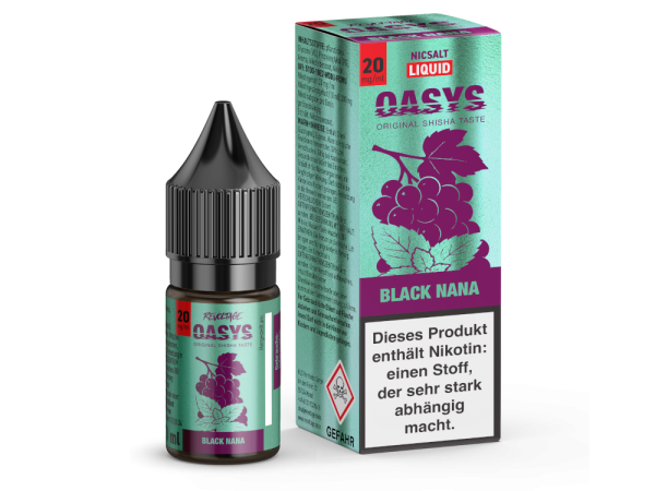 Revoltage Oasys Hybrid Black Nana 20mg 10ml