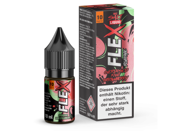 Revoltage FLEX Kiwi Strawberry NicSalt 10ml 10mg (Steuer)