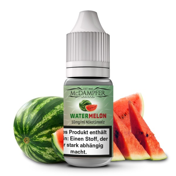 McDampfer Watermelon NikSalt 10mg 10ml (Steuer)