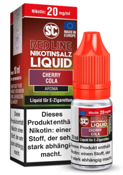 SC Red Line Cherry Cola 0mg 10ml (Steuer)