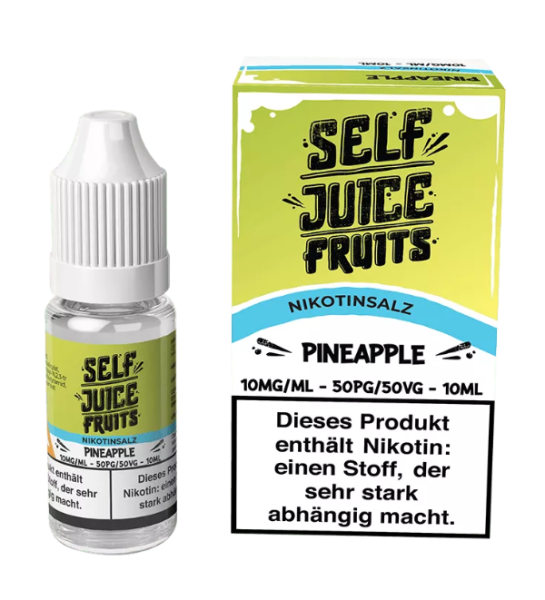 Self Juice Nikotinsalz Pineapple 10mg 10ml (Steuer)