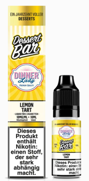 Dinner Lady Nikotinsalz Lemon Tart 10ml 10mg (Steuer)