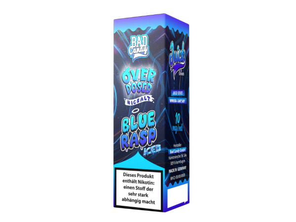 Bad Candy JUICD Nikotinsalz Blue Rasp 10mg 10ml (Steuer)