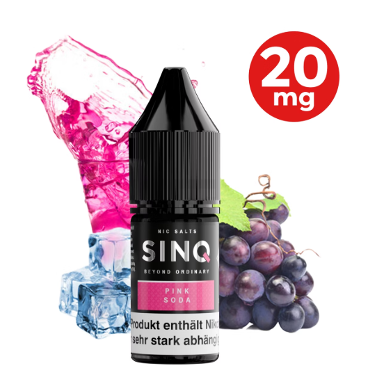 SINQ Niktoinsalz Liquid Pink Soda 10ml 20mg